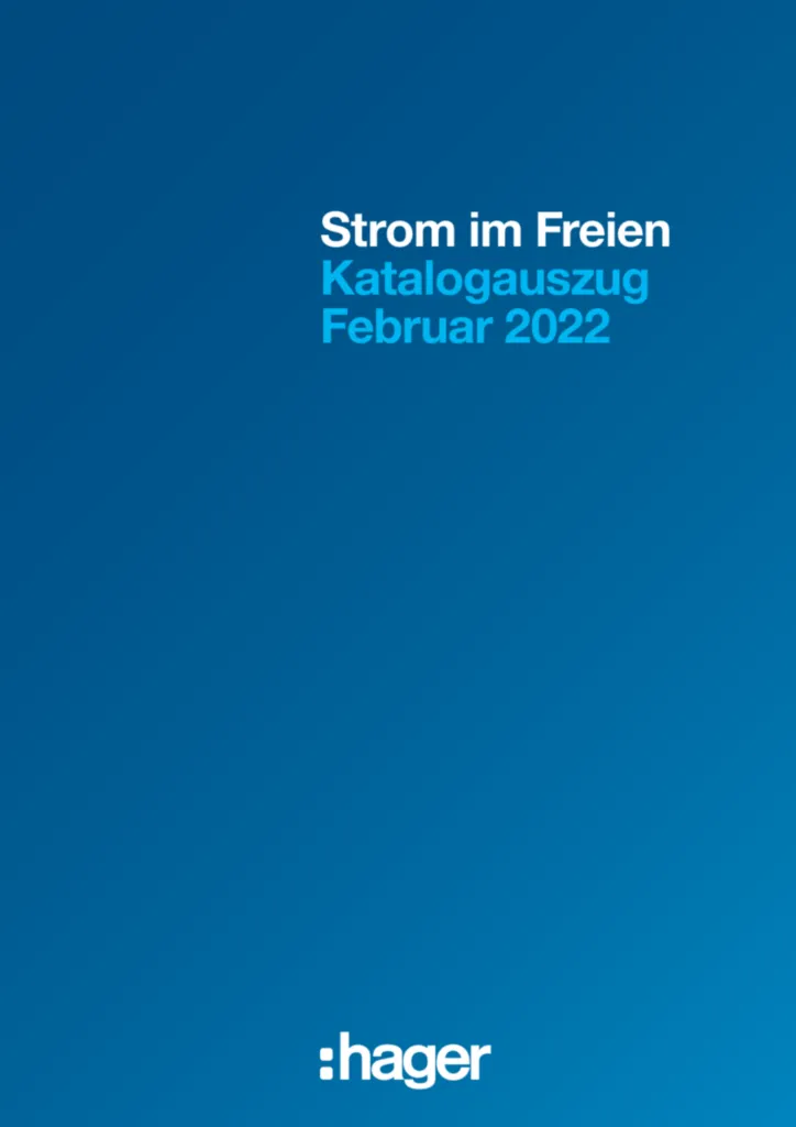 Bild Strom im Freien | Hager Deutschland