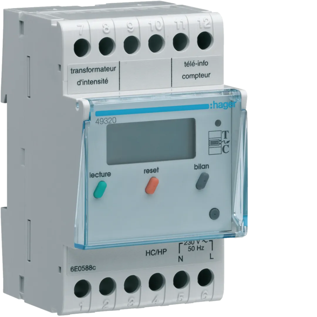 49320 - Indicateur de conso. électrique pour compteur électronique ou électromécanique