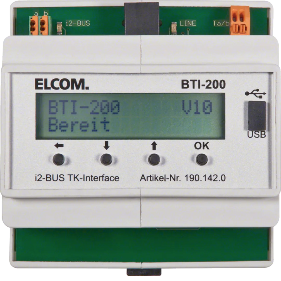 1901420 - BTI-200 Telefon-Schnittstelle Reiheneinbau i2Audio Technik für Türsprechanlagen