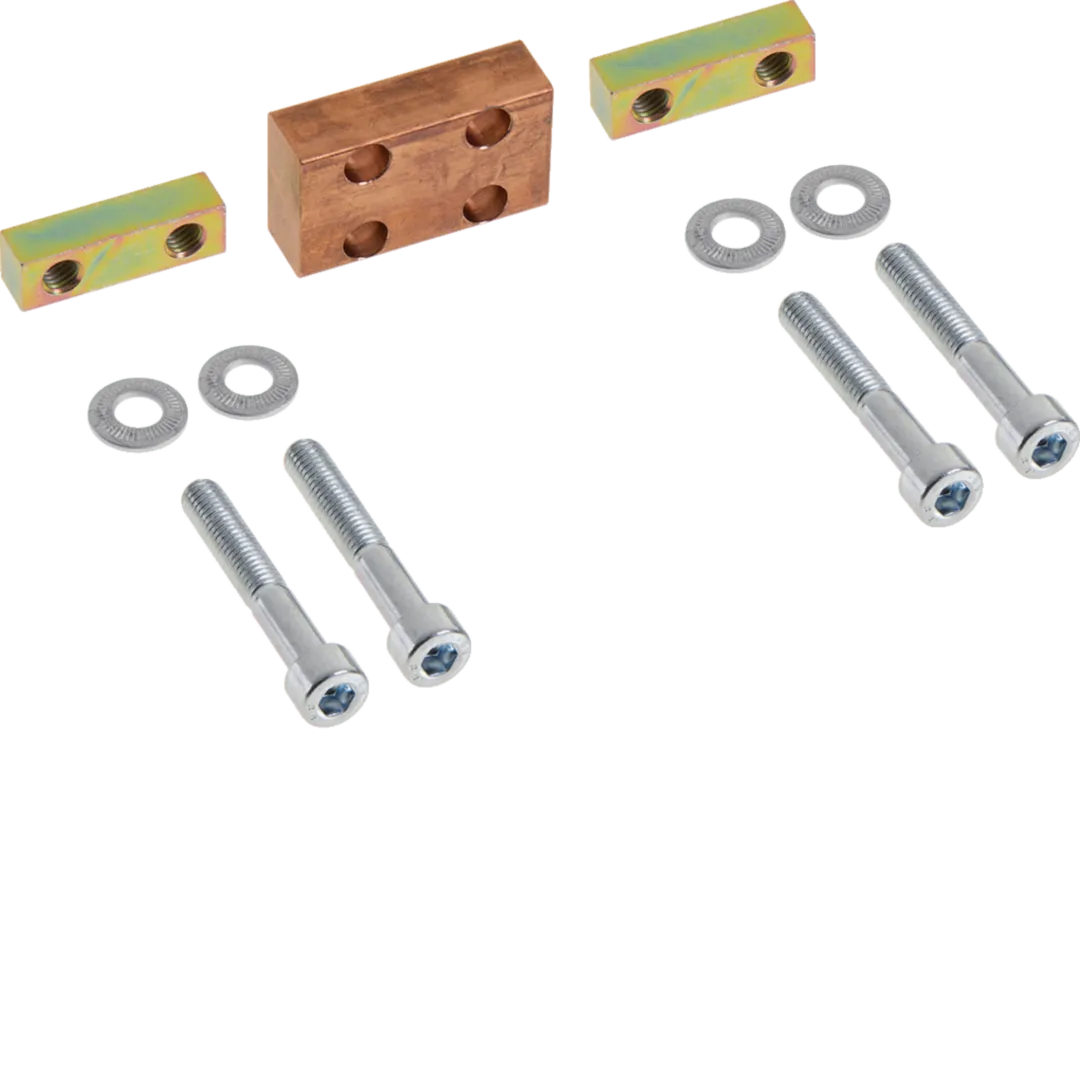 R-AKW - Alim. horiz. pour barres en T simples et doubles avec plaque d’espacement 15mm