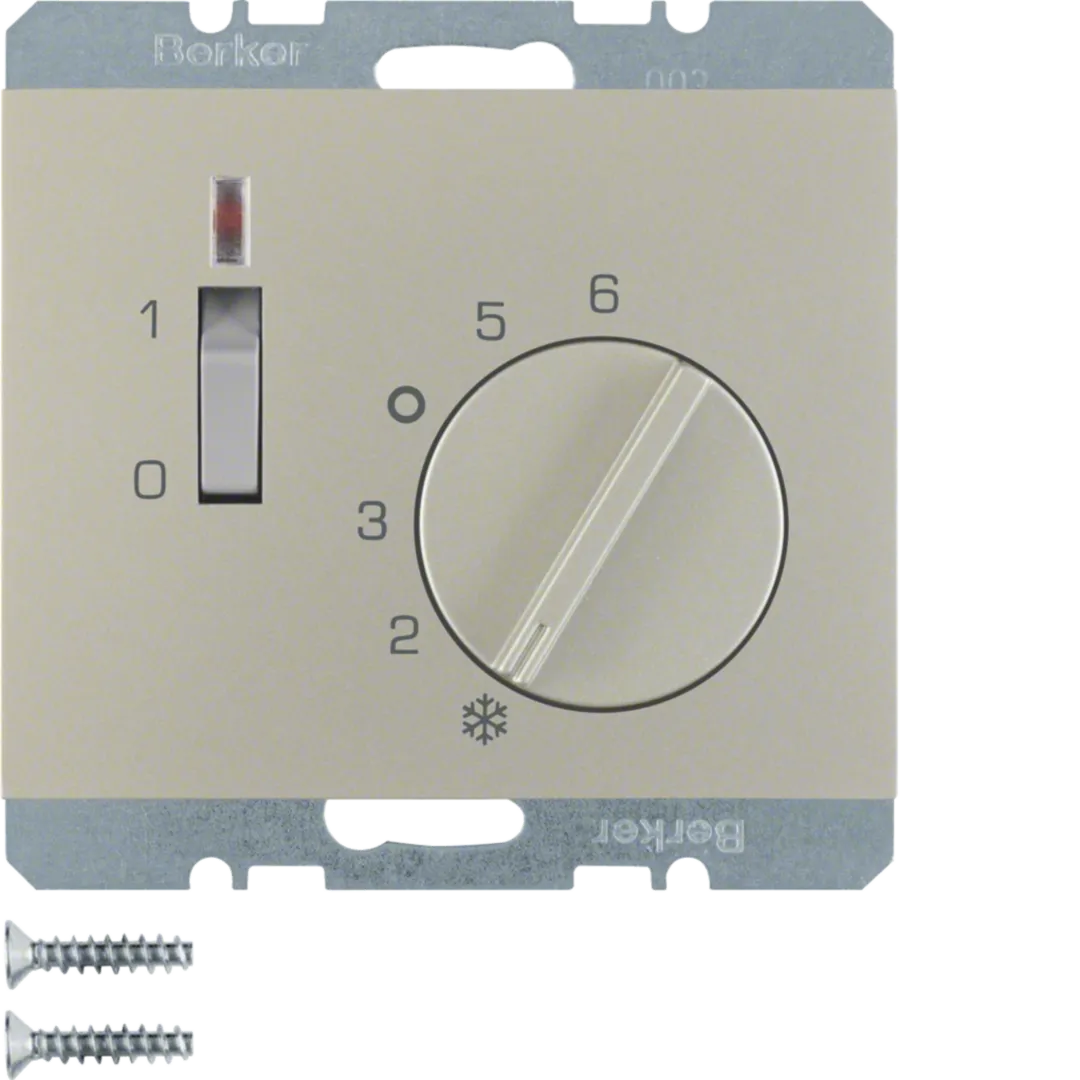 20317104 - Termostat, 1NC, 24V AC/DC, sa prek, cent. pločom i LED sig, K.5, n.čelik mat