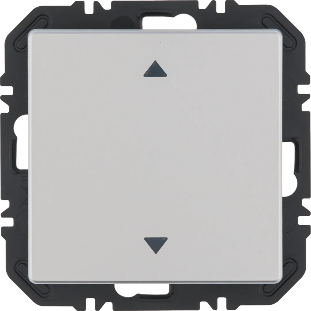 24116284 - Wandsendermodul Enocean mit Wippe m. Aufdruck Symbol Pfeile, Q.x, alu samt