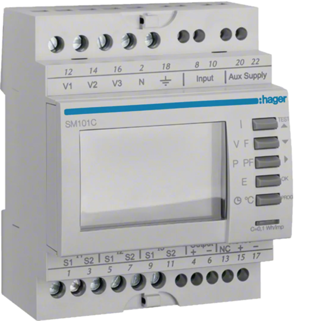 SM101C - Centrale de mesure modulaire communicante