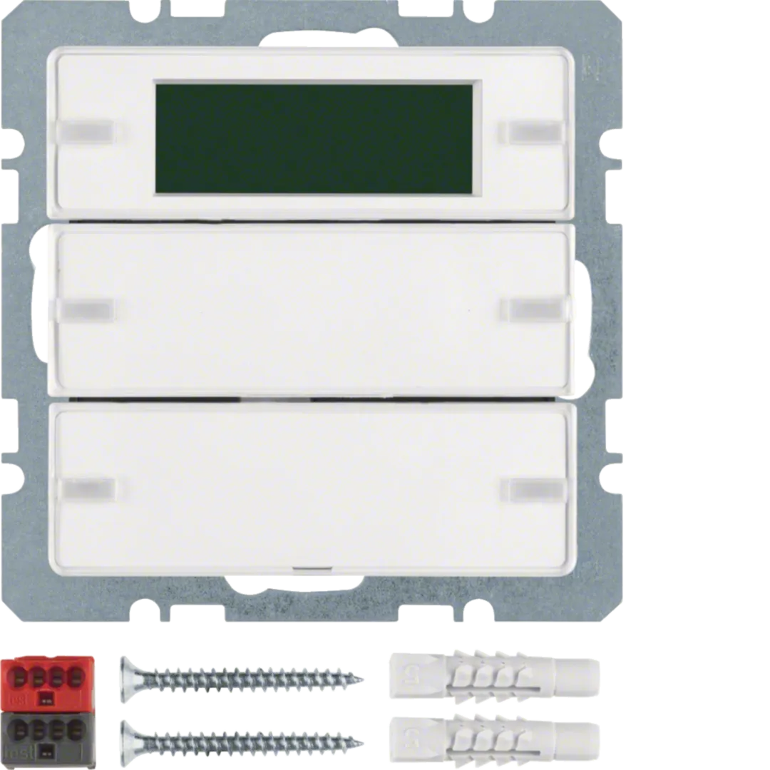 75662729 - Tastsensor met therm. 2-v met BCU, berker Q.1/Q.3/Q.7, polarwit