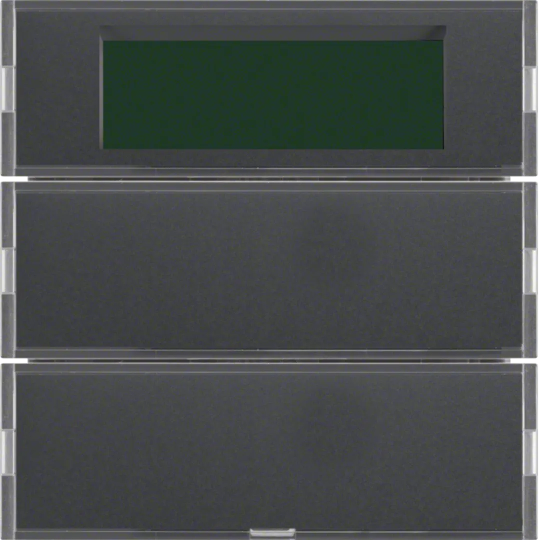 75662785 - Tryckknapp, RTR display, 4 knappar, KNX, Antracit, S.1