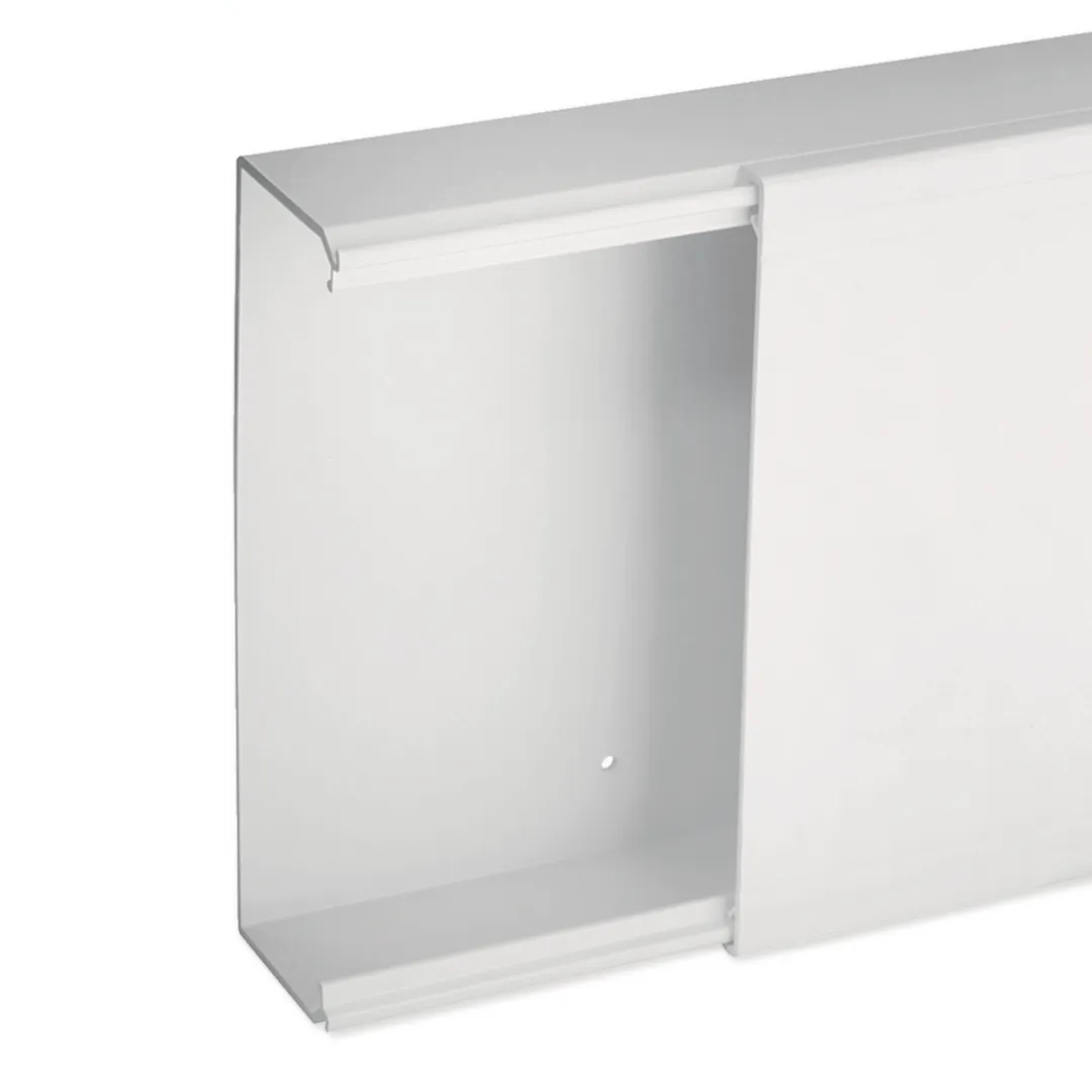 B00322 - Goulotte de distribution non cloisonnable Ta-e 200x60 1 compartiment blanche