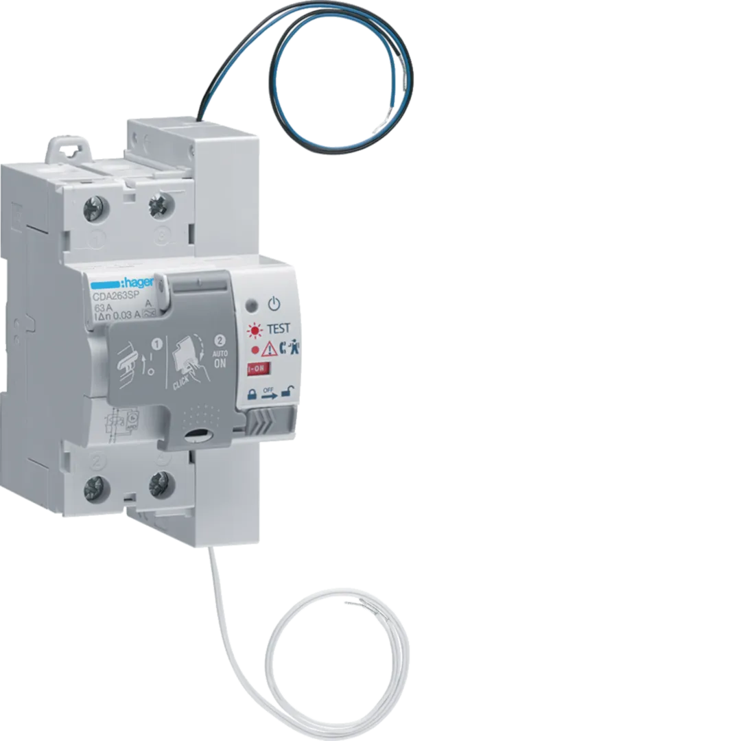 CDA263SP - Interruptor diferencial reconexión automática 2P 63A 30mA 3módulos versión PRO