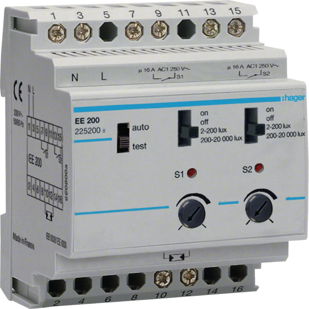 EE200 - Interrupteur crépusculaire 2 voies