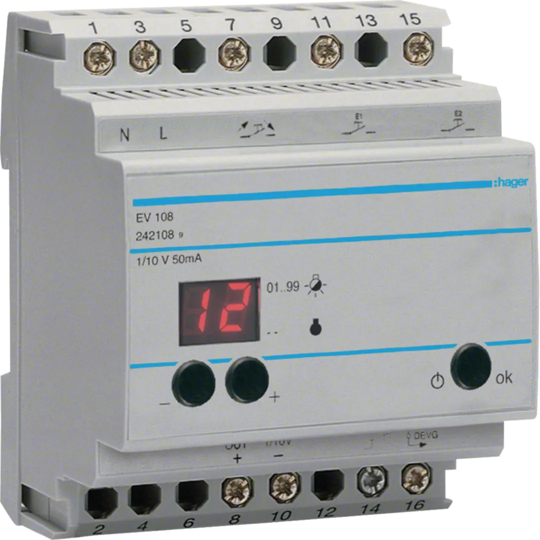 EV108 - Fernsteuergerät Komfort 1-10V mit