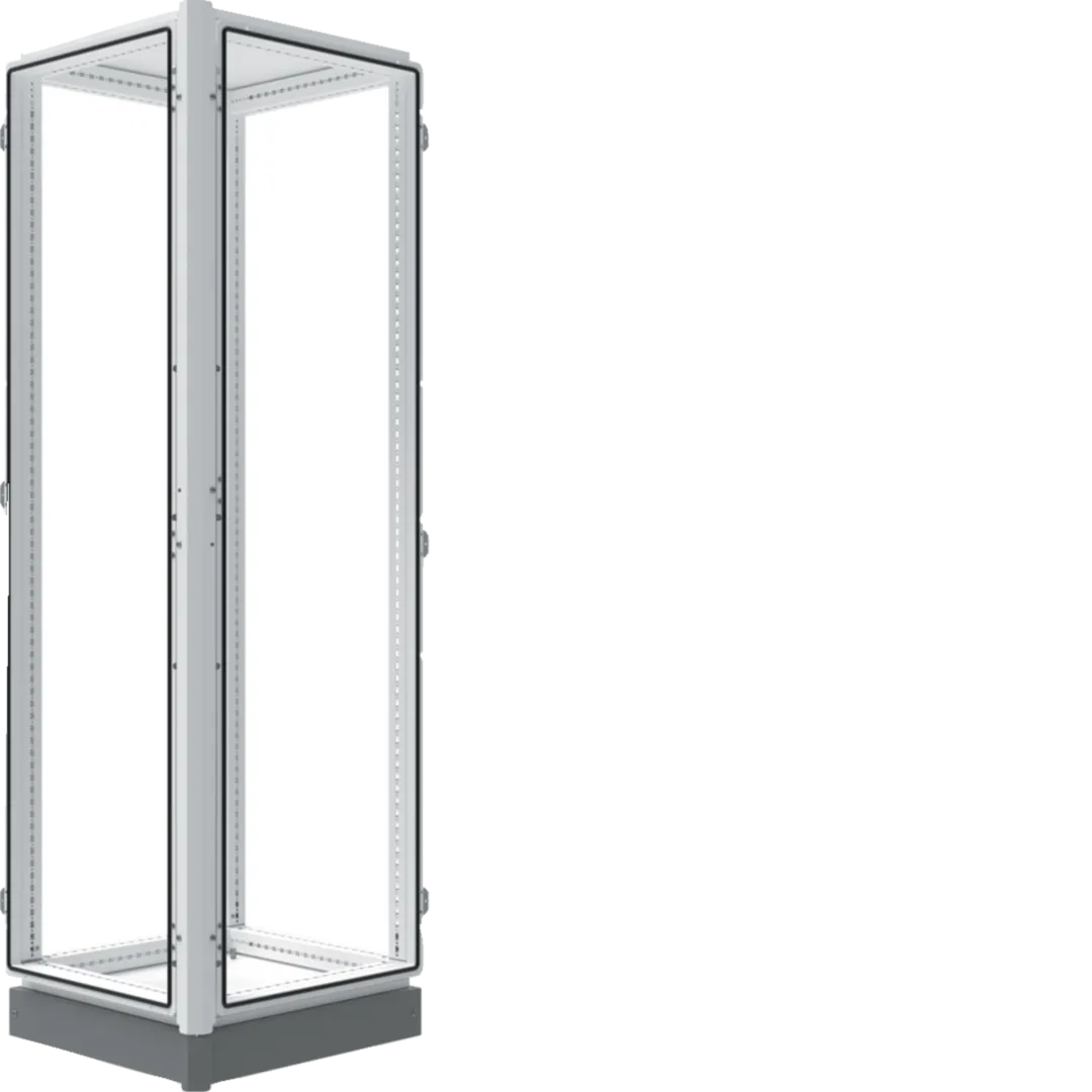 FN004E - Armoire d&#039;angle, quadro evo 400x400x1900