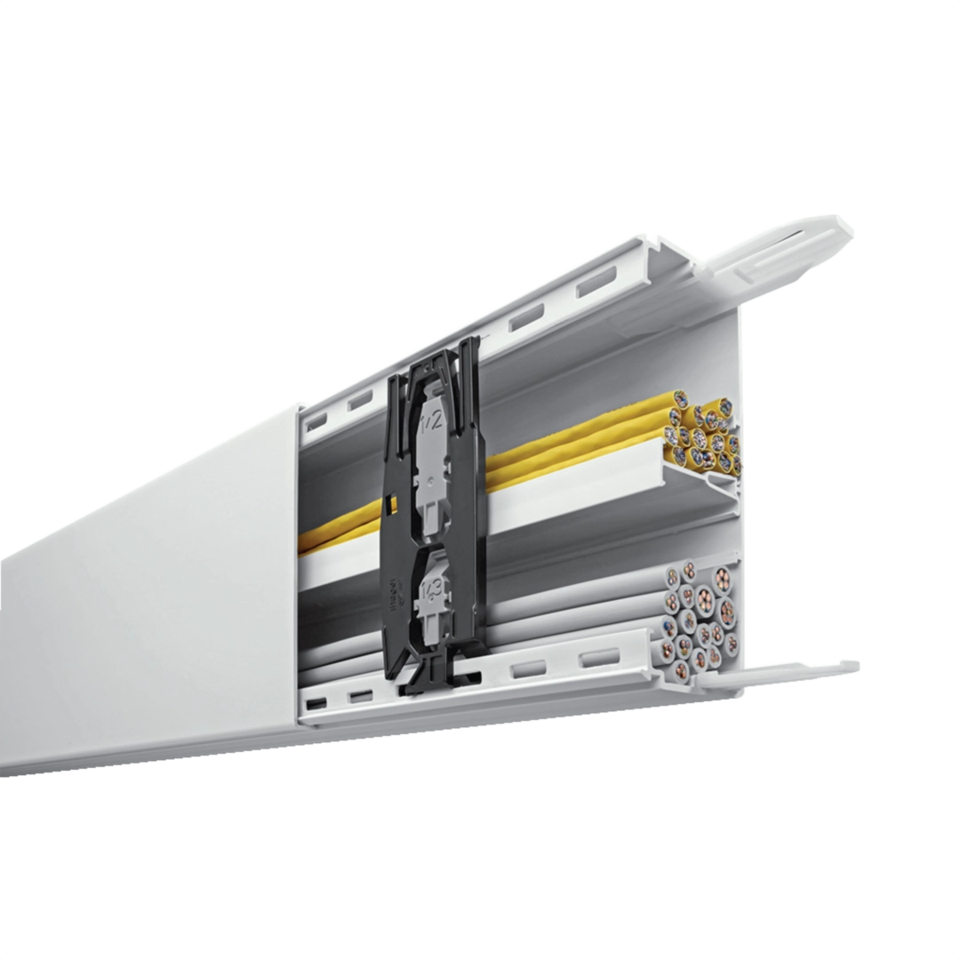 Leitungs­füh­rungs­sys­teme Leitungs­füh­rungs- und Raum­an­schluss­sys­teme | Hager DE