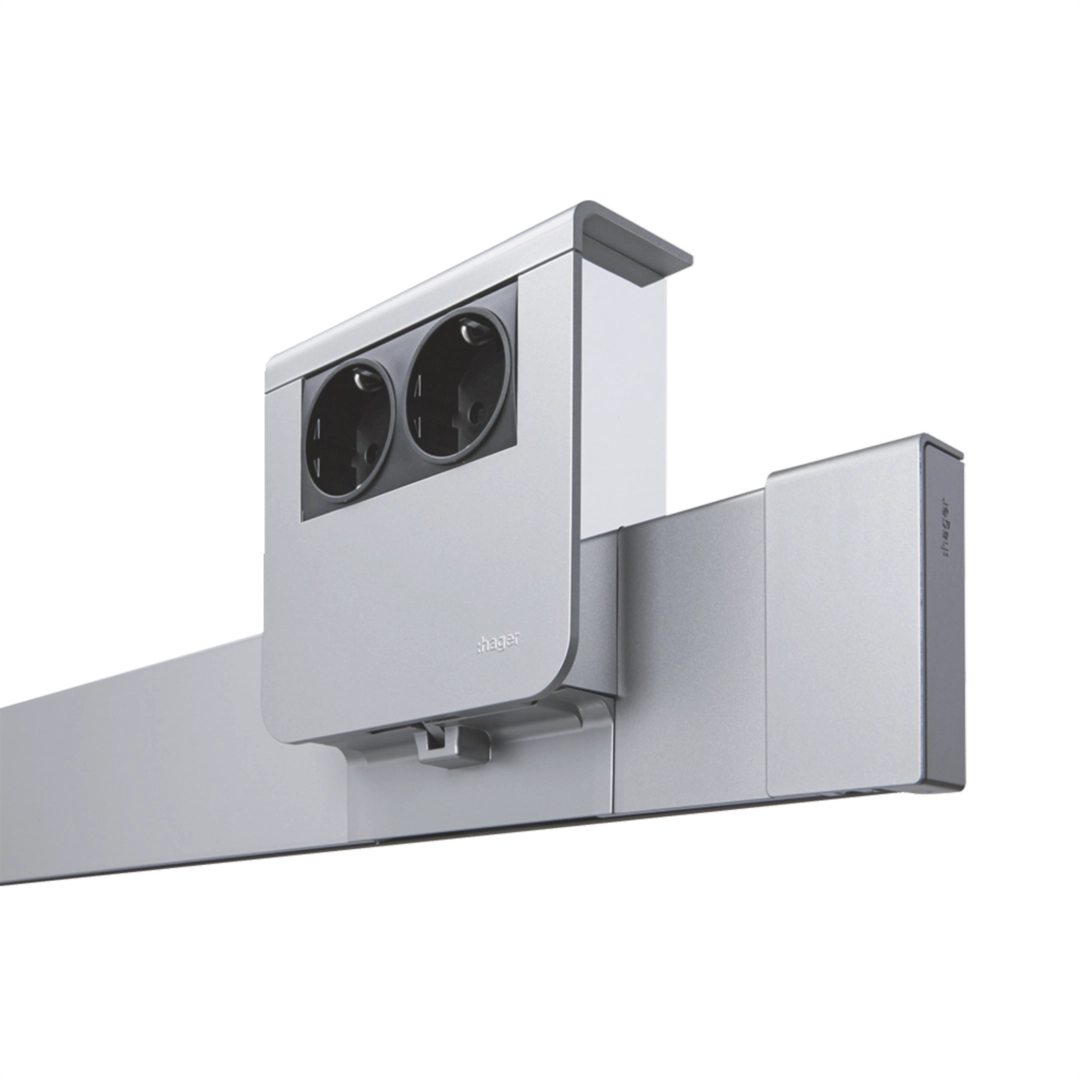 Sockel­leis­ten­system Leitungs­füh­rungs- und Raum­an­schluss­sys­teme | Hager DE