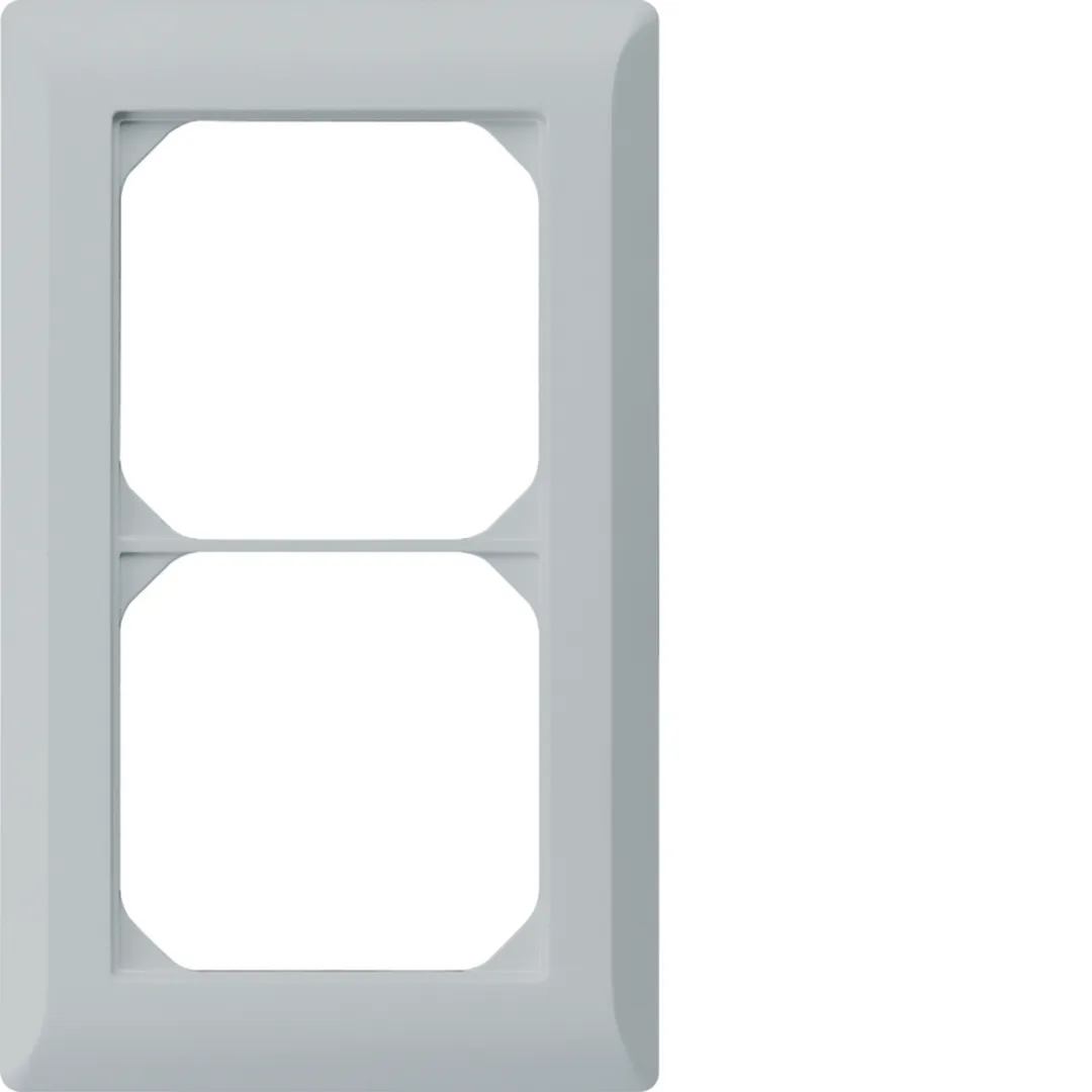 WH25930303Z - kallysto.line accessoires Gr.2x1: Pl. de recouv. vertical 152 x 92mm Gris