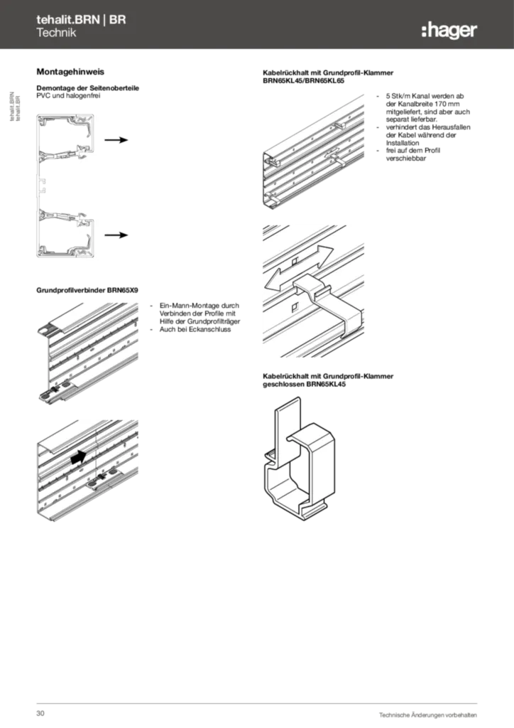 Bild Technischer Anhang - tehalit.BRN | BR | Hager Deutschland