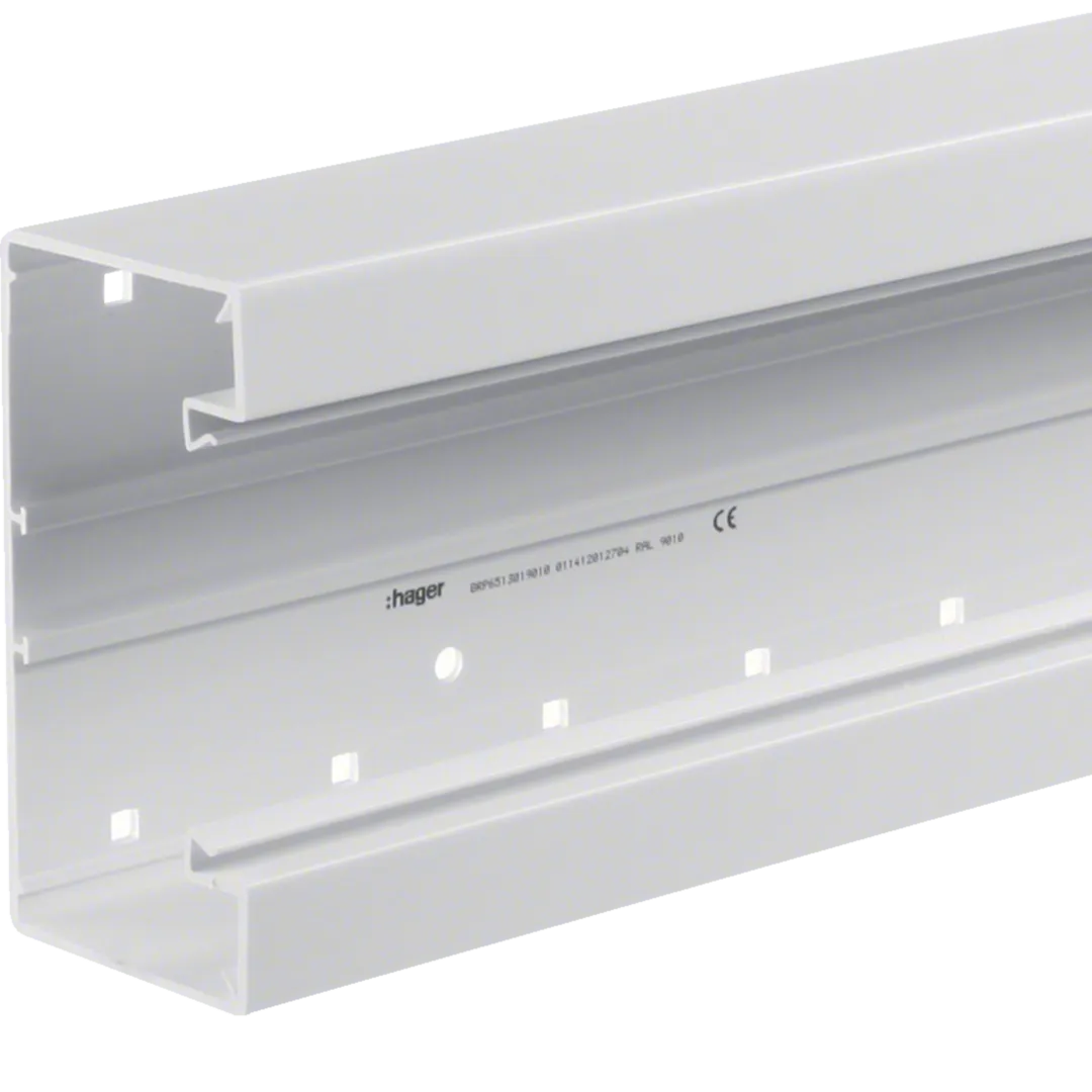 BRHP6513019016 - Canal BRHP de PC/ABS, 65x130mm, blanco RAL9016