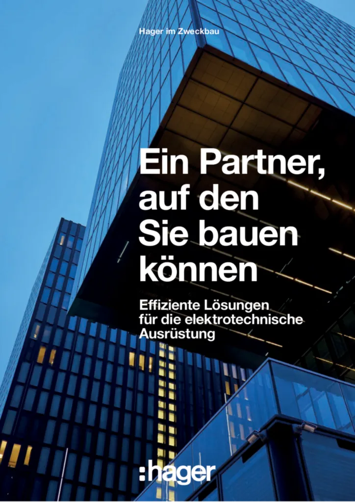 Bild Effiziente Lösungen für die elektrotechnische Ausrüstung | Hager Deutschland