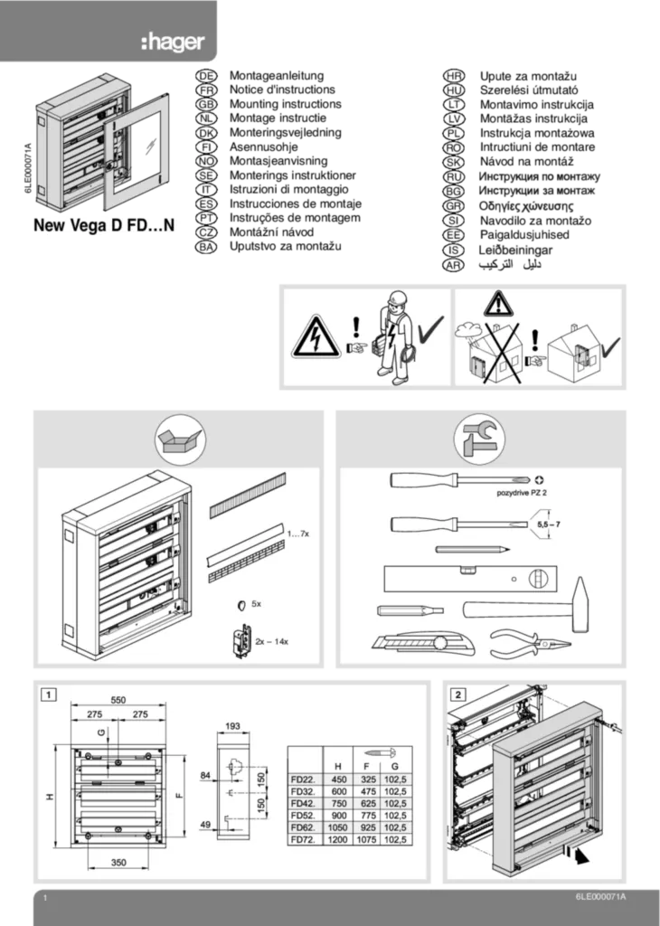 Imagen Manual de instalación International 2014-03-24 | Hager España