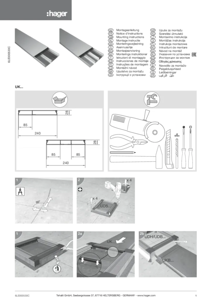 Imagen Manual de instrucciones International 2017-12-15 | Hager España