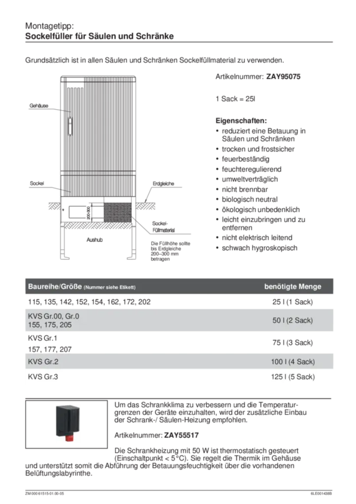 Bild Montageanleitung für ZAY95075 - Sockelfüller, Zubehör | Hager Deutschland