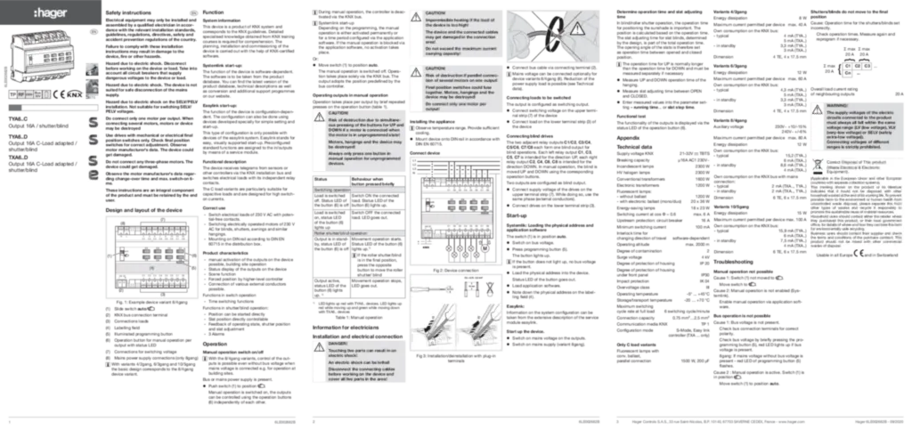 Imagen Manual de instalación en-GB, pl-PL 2014-03-04 | Hager España