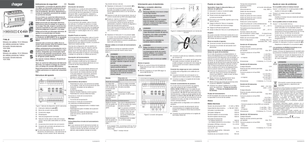 Imagen Manual de instalación es-ES, pt-PT 2014-03-04 | Hager España