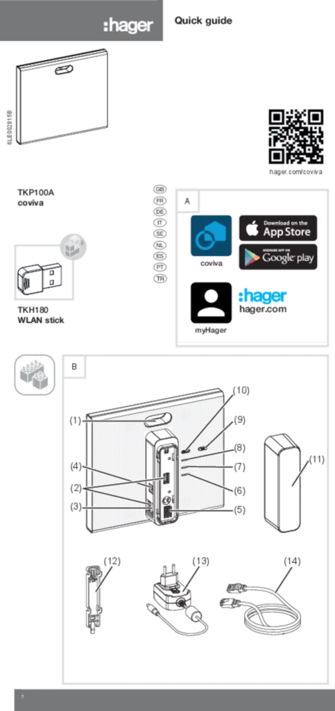 Slika Uputstvo za instalaciju en-GB, es-ES, fr-FR, de-DE, it-IT, nl-NL, pt-PT, sv-SE, tr-TR 2016-11-04  | Hager