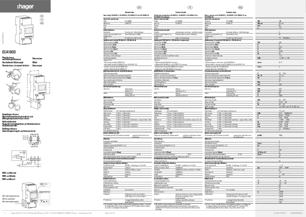 Bild Installationshandbok fi-FI, nn-NO, sv-SE 2019-09-26 | Hager Sverige