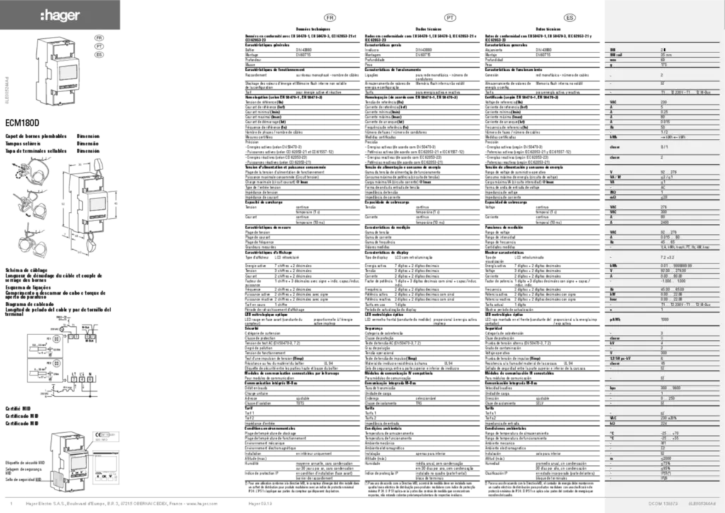 Imagem Manual de instalação es-ES, fr-FR, pt-PT 2019-09-26 | Hager Portugal