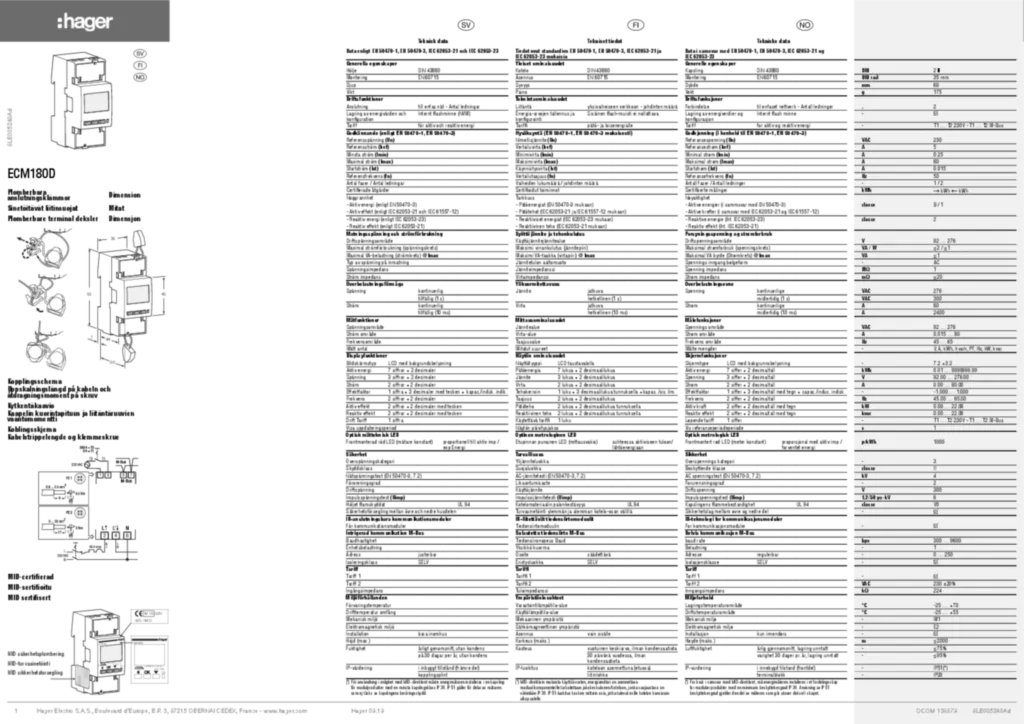 Bild Installationshandbok fi-FI, nn-NO, sv-SE 2019-09-26 | Hager Sverige