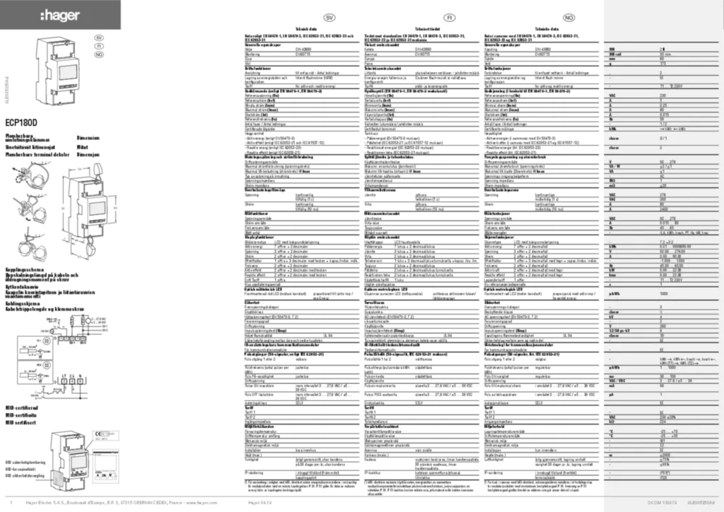 Bild Installationshandbok fi-FI, nn-NO, sv-SE 2019-09-26 | Hager Sverige