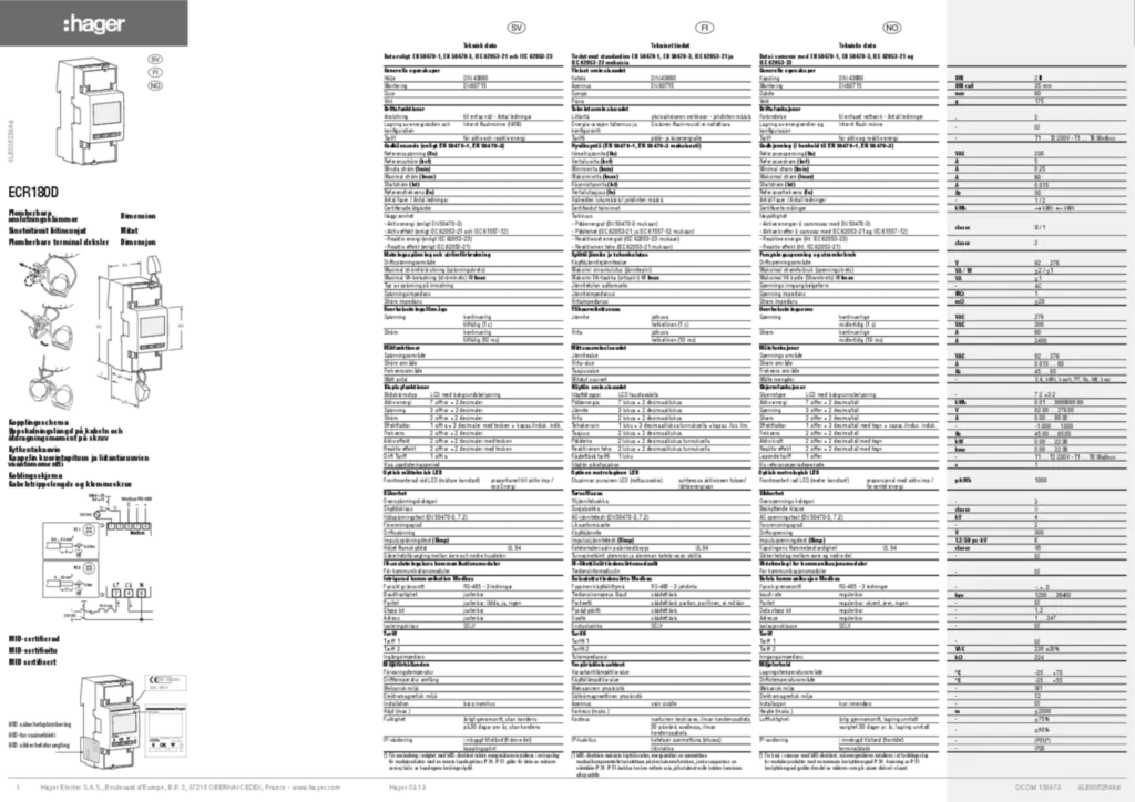 Bild Installationshandbok fi-FI, nn-NO, sv-SE 2019-09-26 | Hager Sverige