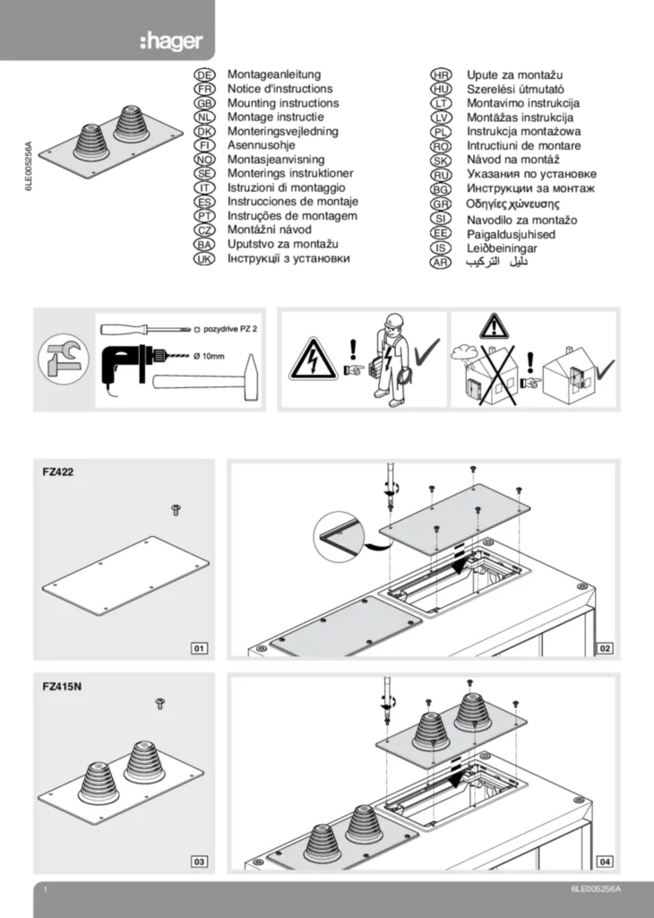 Imagen Manual de instalación International 2018-04-09 | Hager España