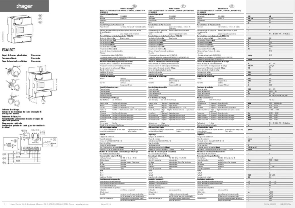 Imagem Manual de instalação es-ES, fr-FR, pt-PT 2019-10-17 | Hager Portugal