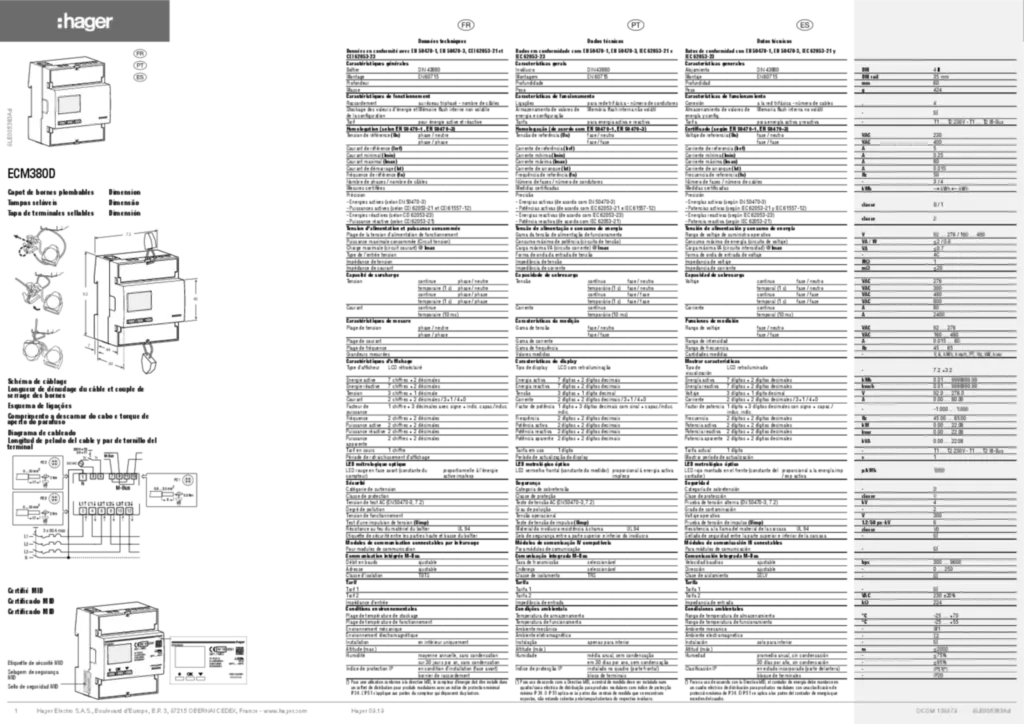 Imagen Manual de instalación es-ES, fr-FR, pt-PT 2019-09-30 | Hager España