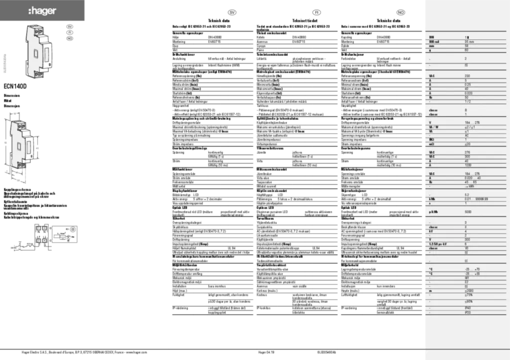 Bild Installationshandbok fi-FI, nn-NO, sv-SE 2019-04-25 | Hager Sverige