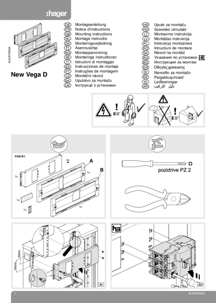 Imagen Manual de instalación International 2020-01-01 | Hager España