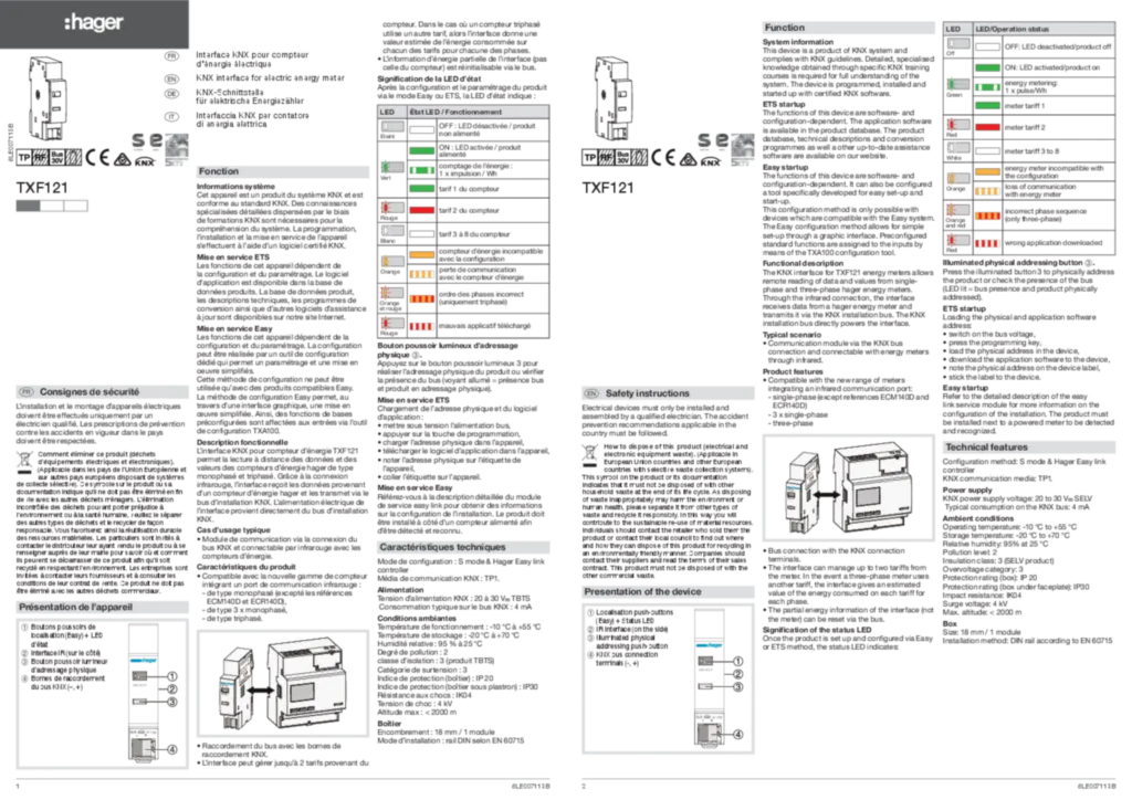 Imagen Manual de instalación en-GB, fr-FR, de-DE, it-IT 2019-10-08 | Hager España