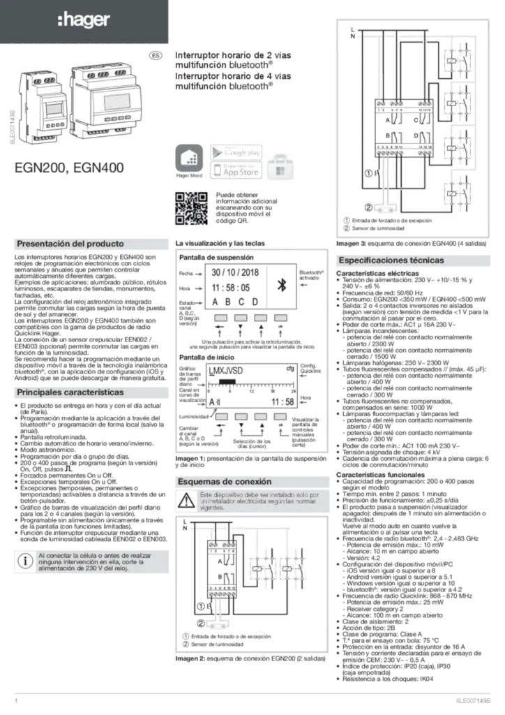 Imagen Manual de instalación es-ES 2020-11-24 | Hager España