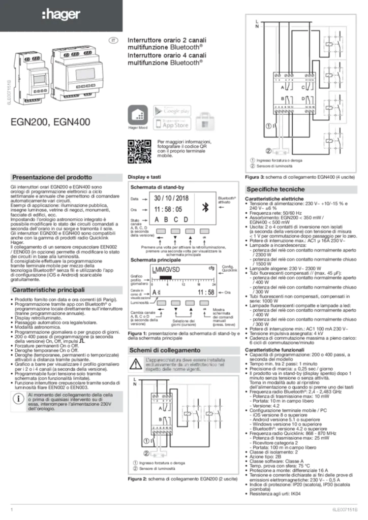 Immagine Manuale di installazione it-IT 2020-11-24 | Hager Italia