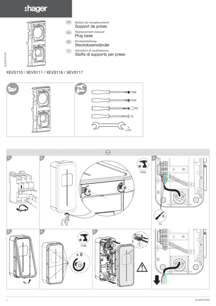 Afbeelding Installatiehandleiding en-GB, fr-FR, de-DE, it-IT 2021-04-01 | Hager Belgium