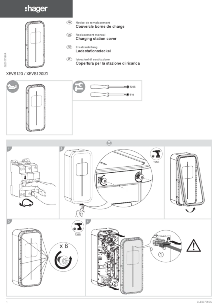 Image 6LE007380A_XEVS120_XEVS120IZI_FR_EN_DE_IT | Hager Suisse