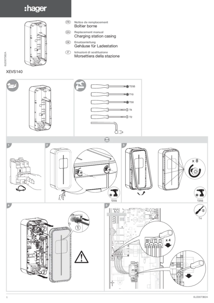 Image LEAFLET_6LE007382A_XEVS140_FR_EN_DE_IT | Hager Suisse