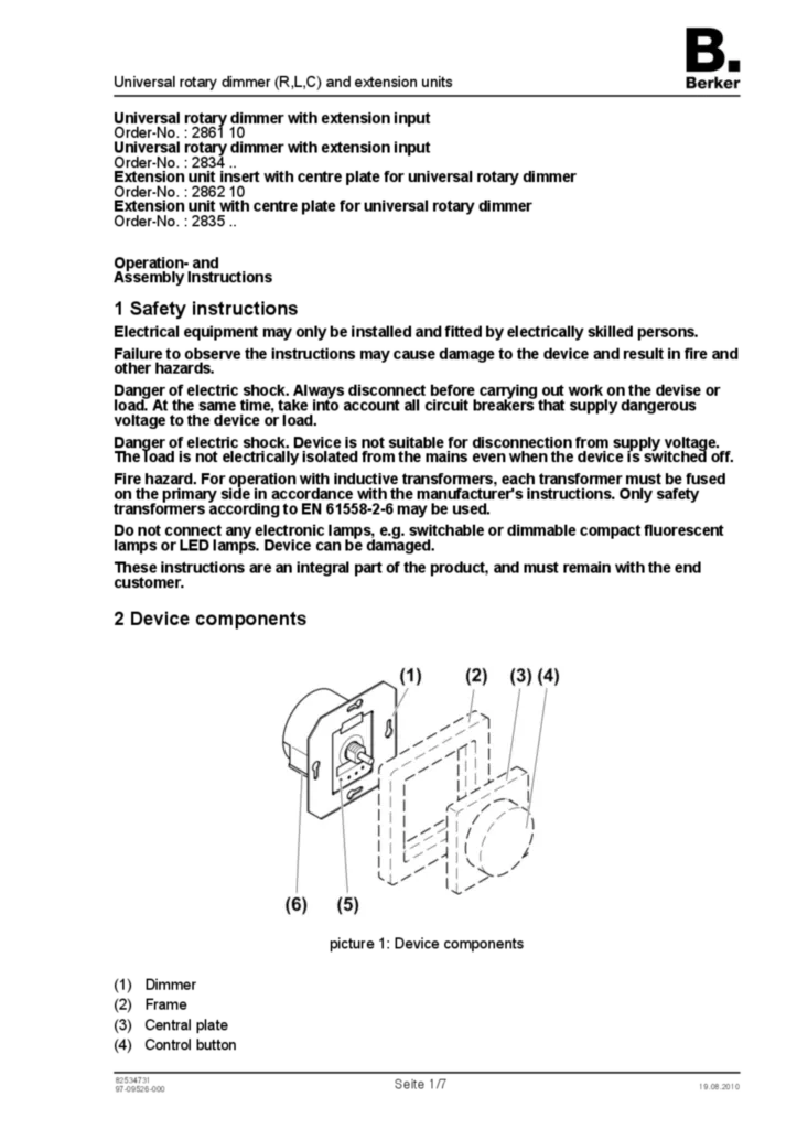 Bild Installationshandbok en-GB 2020-01-01 | Hager Sverige