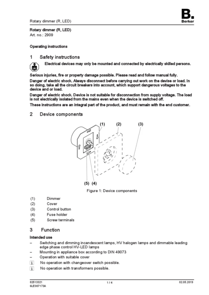 Εικόνα Installation manual en-GB 2020-01-01 | Hager