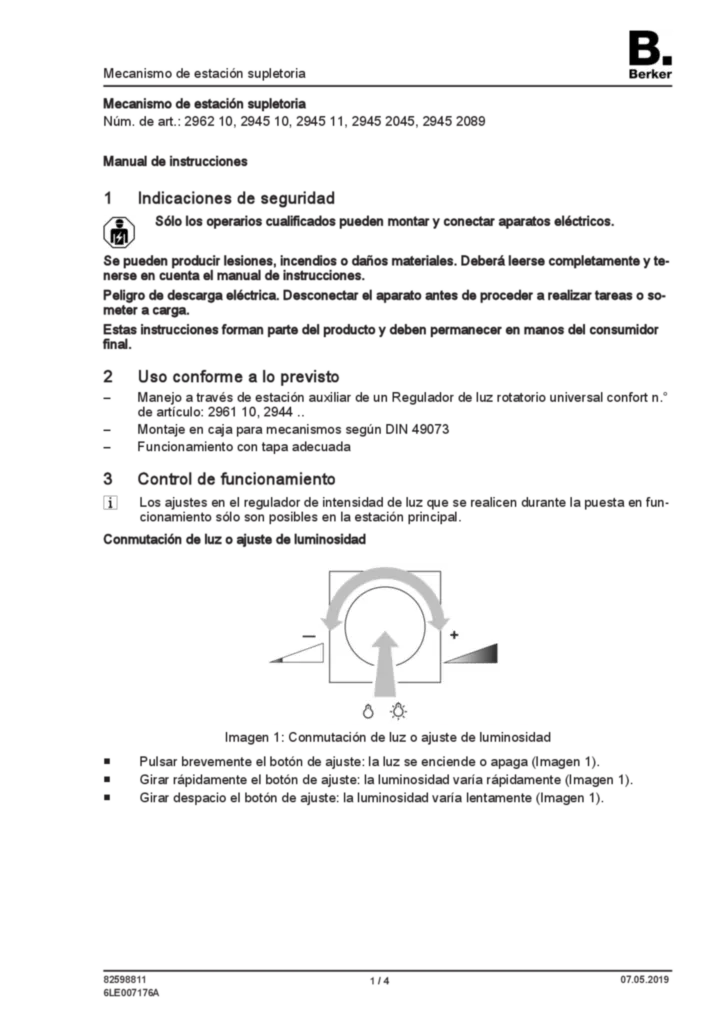 Imagen Manual de instalación es-ES 2020-01-01 | Hager España