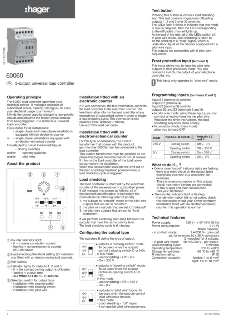 Immagine Manuale di installazione en-GB 2019-08-06 | Hager Italia