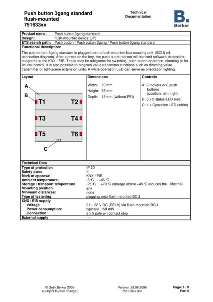 Afbeelding Toepassingsgids en-GB 2020-01-01 | Hager Nederland