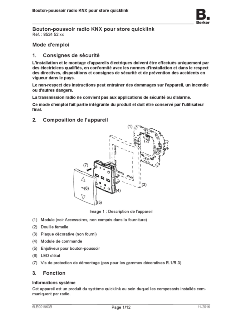 Afbeelding Installatiehandleiding fr-FR 2017-01-31 | Hager Belgium