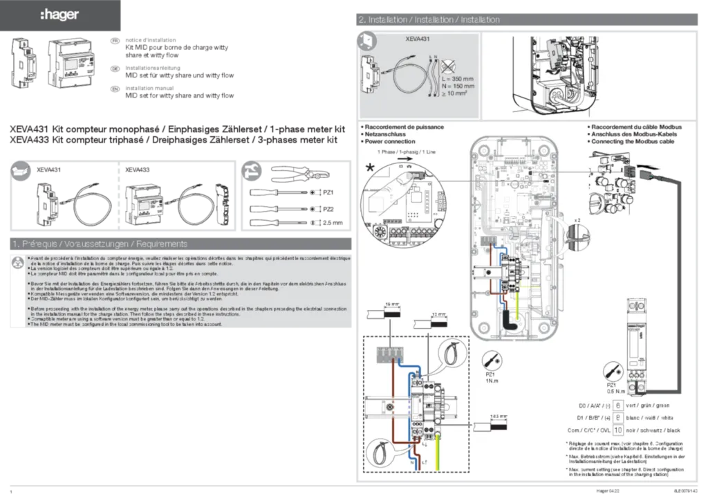 Εικόνα Instruction manual en-GB, fr-FR, de-DE 2022-04-22 | Hager