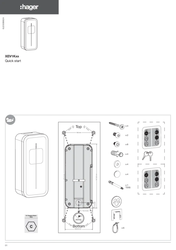 Immagine Guida rapida utente finale da-DK, en-GB, es-ES, fr-FR, de-DE, el-GR, it-IT, nl-NL, sv-SE 2022-05-16 | Hager Italia